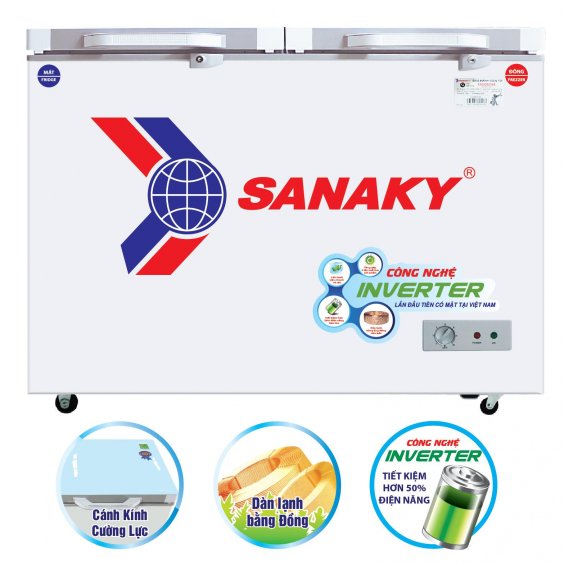 Tủ đông Sanaky 250 lít VH-2599W4KD