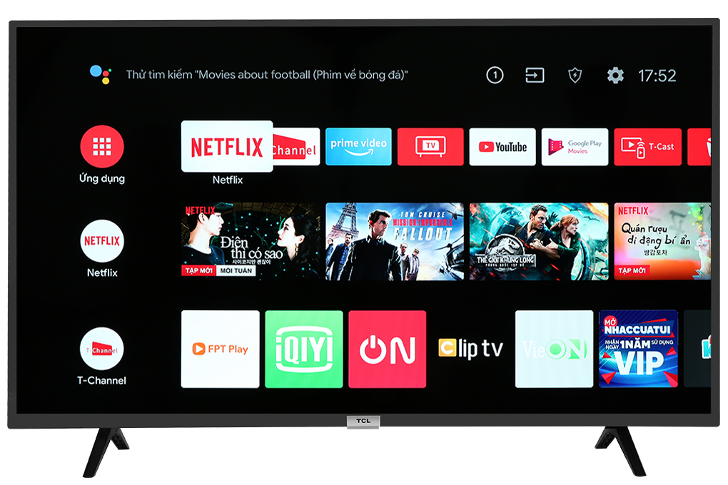 Android Tivi TCL 43 inch L43S5200(mới 2021)