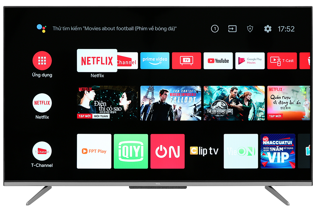 Android Tivi TCL 4K 50 inch 50P725(mới 2021)