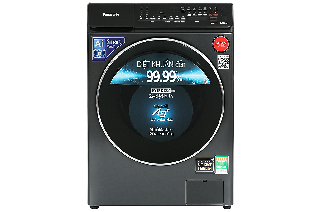 Máy giặt Panasonic Inverter 9.5 Kg NA-V95FR1BVT(mới 2022)