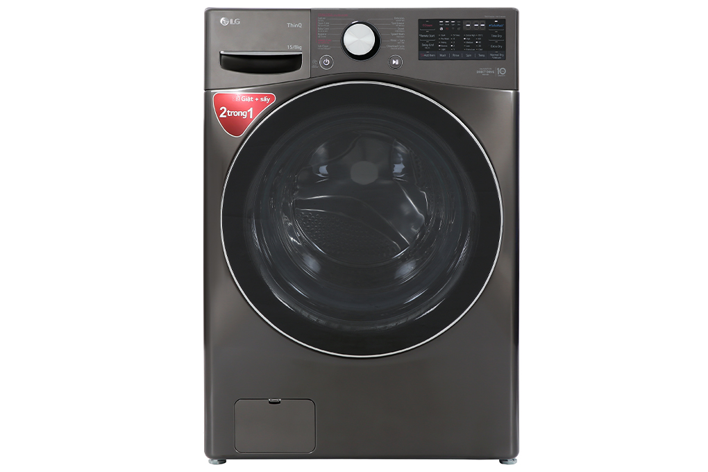 Máy giặt sấy LG AI DD Inverter 15 kg F2515RTGB(mới 2022)