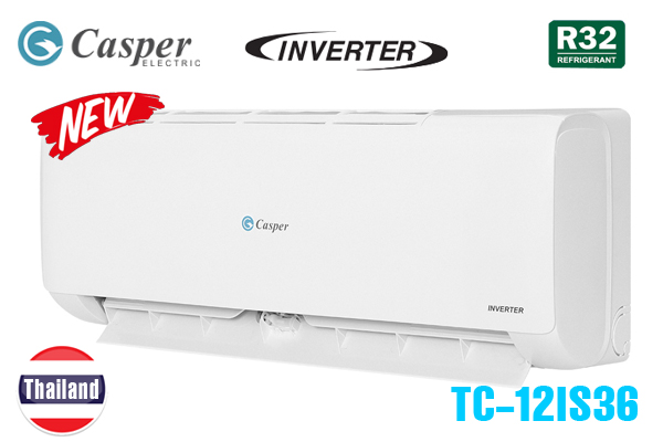 Điều hòa Casper Inverter 1 chiều 12000 BTU TC-12IS36(mới 2024)