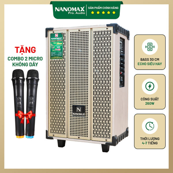 LOA KÉO GỖ NANOMAX 3 TẤC T-12