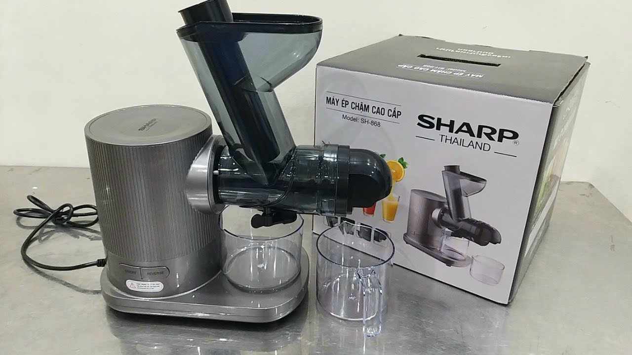 Máy ép chậm trục ngang Sharp SH-868