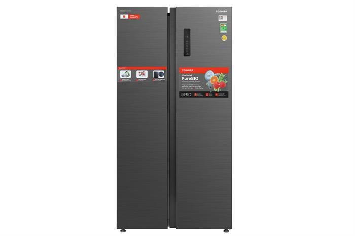 Tủ lạnh Toshiba Inverter 555 lít Side By Side GR-RS696WI-PMV(60)-AG(mới 2024)