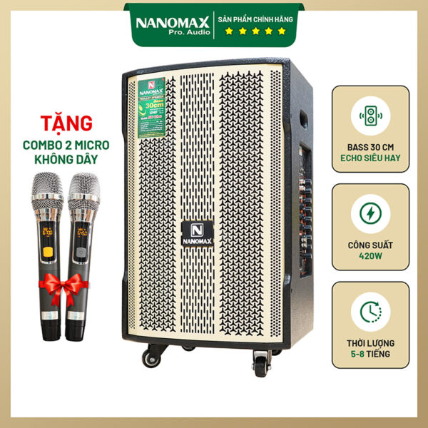 LOA KÉO GỖ 3 TẤC NANOMAX SK-12X2