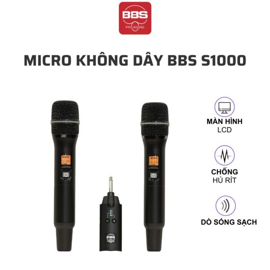 MICRO KHÔNG DÂY BBS S-1000