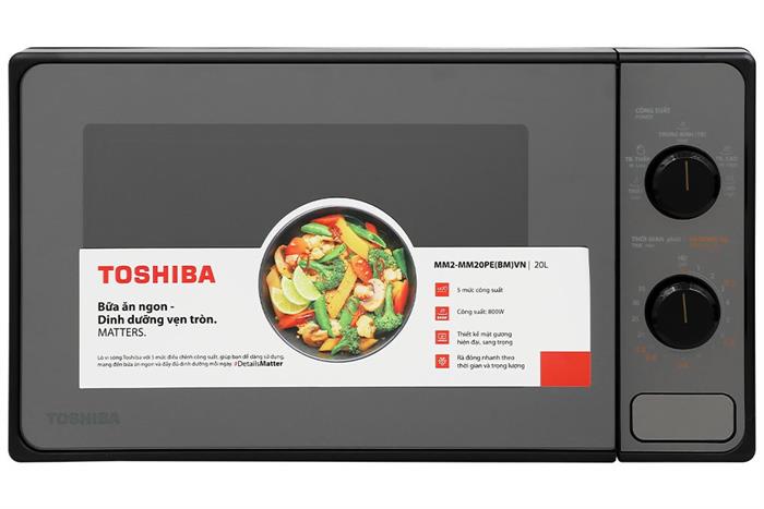 Lò vi sóng Toshiba 20 lít MM2-MM20PE(BM)VN(mẫu 2025)