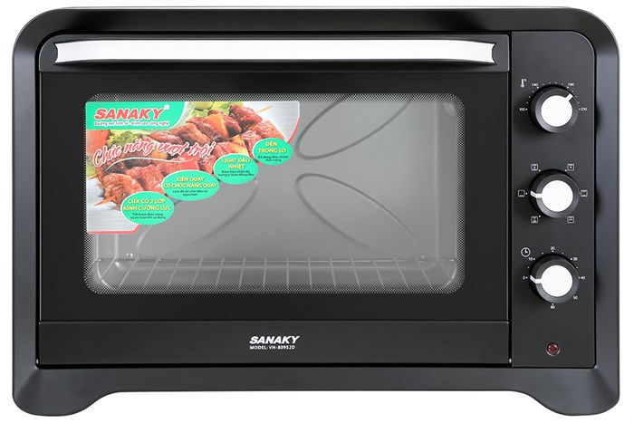 Lò nướng Sanaky 80 lít VH-809S2D
