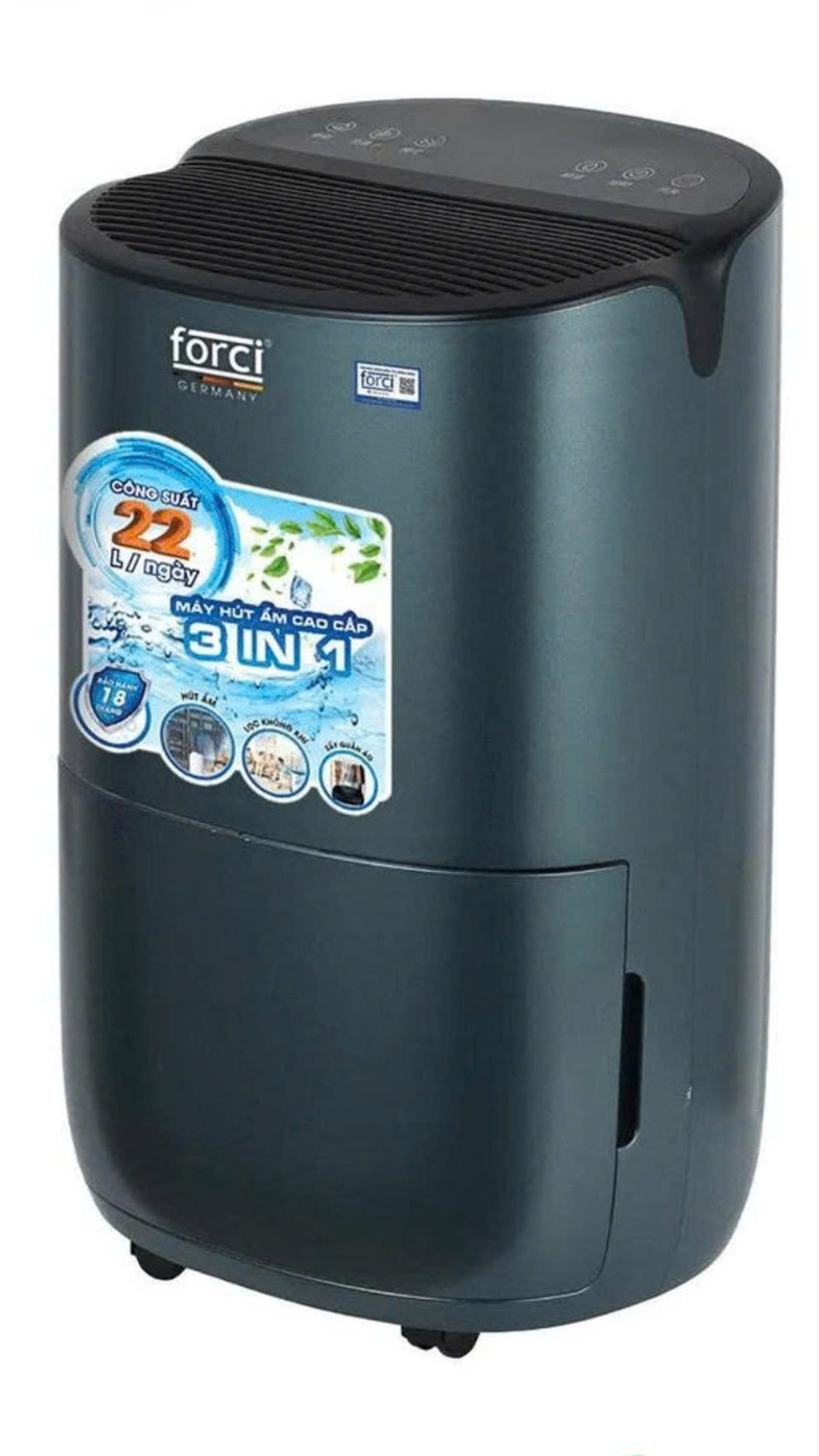 Máy hút ẩm lọc không khí 22 lít FC HA-22 